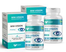 Kit 2 Mw-Vision Luteína E Zeaxantina 500Mg 30 Cápsulas Muwiz