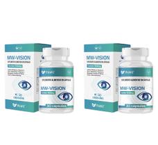 Kit 2 MW Vision Luteina Zeaxantina e Vitaminas 500mg Muwiz