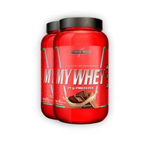 Kit 2 My Whey Protein Integral Medica Shake Chocolate 900g