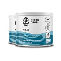 Kit 2 NAC Ocean Drop Vegano 120 Cápsulas Kit 2 NAC Ocean Drop Vegano 120 Cápsulas