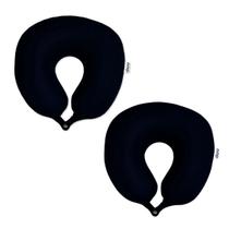 Kit 2 Nap Travesseiro Almofada Espuma Nasa para Viagem Pescoço Voyage Viscoelástico MPS1A40