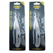 Kit 2 Navalhete Aço Inoxidável Linha Gold 1112 - Sekich