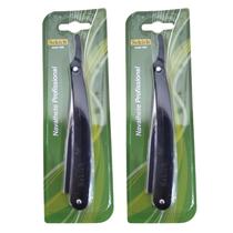 Kit 2 Navalhete Profissional Aço Carbono 074 - Sekich