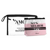 Kit 2 necessaire - amor que nos transforma Kit 2 necessaire - amor que nos transforma