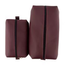 Kit 2 Nécessaire Unissex Para Viagem Organizador Maquiagem