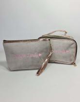 Kit 2 Nécessaires Femininas em Veludo