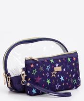 Kit 2 Necessarie Feminina Estampa Estrela Marisa Kit 2 Necessarie Feminina Estampa Estrela Marisa