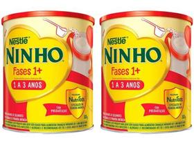 Kit 2 Nestlé Ninho Original Fases 1+ Integral - 800g