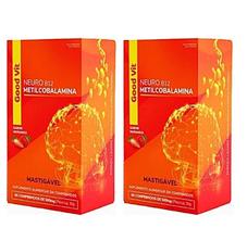 Kit 2 Neuro B12 Metilcobalamina 60 Comp Mastigavel. Good Vit Kit 2 Neuro B12 Metilcobalamina 60 Comp Mastigavel. Good Vit