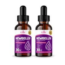 Kit 2 Newbelliv Ácido Hialurônico, Silício, Resveratrol, Colágeno e Selênio 30ml Celliv