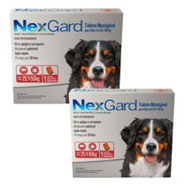 Kit 2 NexGard Antipulgas e Carrapatos para Cães de 25,1 a 50kg