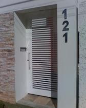 Kit 2 Números Residenciais Em Aço Inox 30cm 3d Caixa Alta