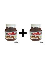 Kit 2 Nutella 650g O Sabor Irresistível da Avelã em Dobro