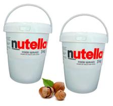 Kit 2 Nutella Balde 3kg