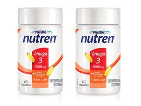 Kit 2 Nutren Omega 3 1000mg Alta Pureza Meg 3 Epa e Dha