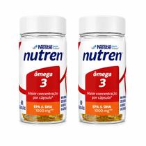 Kit 2 Nutren Omega 3 1000mg Alta Pureza Meg 3 Epa e Dha