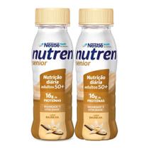 Kit 2 Nutren Senior Complemento Alimentar Baunilha 200ml