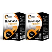 Kit 2 Nutricaps Homem Vitamínico Fosforo Magnésio 60 Caps