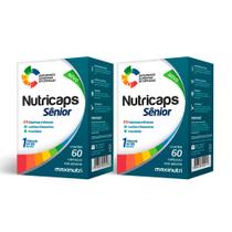 Kit 2 Nutricaps Senior 23 Vitaminas E Minerais 60 Capsulas
