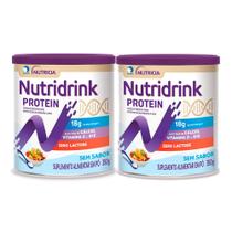 Kit 2 Nutridrink Protein Sem Sabor Zero Lactose 350g
