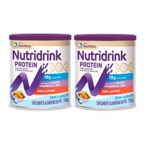 Kit 2 Nutridrink Protein Sem Sabor Zero Lactose 700g