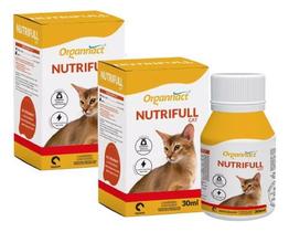 Kit 2 Nutrifull Cat 30ml Suplemento Apetite/saude- Organnact