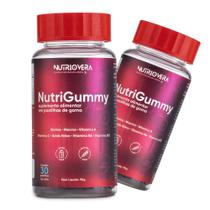 Kit 2 NutriGummy Hair Suplemento para Cabelo Pele & Unha Kit 2 NutriGummy Hair Suplemento para Cabelo Pele & Unha