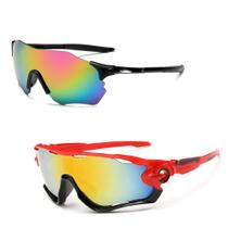 Kit 2 Óculos Corrida Ciclismo Mtb Espelhado Uv 400