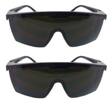Kit 2 Óculos De Proteção Contra Raio Laser E Luz Pul Ipl Tonalidade 5