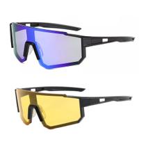 Kit 2 Óculos De Sol Beach Ciclismo Tennis Dirigir À Noite