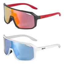 Kit 2 Óculos De Sol Esportivo Ciclismo Bike Ultra Resistente Flexível Com Proteção 400UV - SCVCN Kit 2 Óculos De Sol Esportivo Ciclismo Bike Ultra Resistente Flexível Com Proteção 400UV - SCVCN