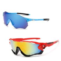Kit 2 Óculos Esporte UV 400 Ciclismo Mtb + Corrida Casual Kit 2 Óculos Esporte UV 400 Ciclismo Mtb + Corrida Casual