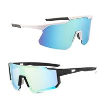 Kit 2 Óculos Esportivo Bike MTB Corrida Vôlei de Praia UV400