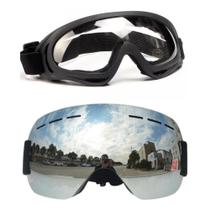 Kit 2 Óculos Esportivo Ski Snowboard Jetski Utv Proteção Uv