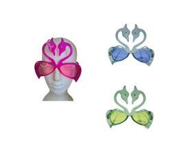 Kit 2 Óculos Infantil em forma de Cisne flamingo colorido