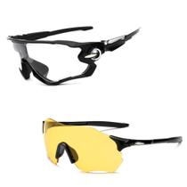 Kit 2 Óculos Para Dirigir a Noite Amarelo + Transparente