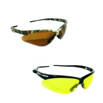 Kit 2 óculos proteção nemesis esportivo balístico paintball resistente a impacto ciclismo voley motrocross montanhismo