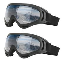 Kit 2 Óculos Snowboard Motocross Jet Ski Neve BMX Proteção UV400 Kit 2 Óculos Snowboard Motocross Jet Ski Neve BMX Proteção UV400
