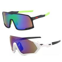 Kit 2 Óculos Sol Espelhado UV400 Beach Sports + Ciclismo MTB