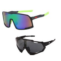 Kit 2 Óculos Sol UV400 Espelhado Ciclismo Mtb + Lente Escura