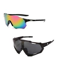 Kit 2 Óculos Sol UV400 Lentes Escuras Ciclismo MTB + Corrida