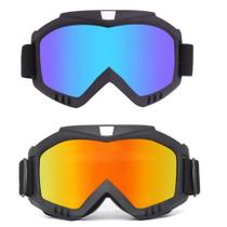 Kit 2 Óculos Uv Jet Ski Snowboard Paintball Motocross Esqui Kit 2 Óculos Uv Jet Ski Snowboard Paintball Motocross Esqui