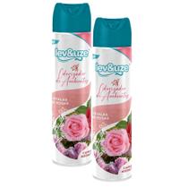 Kit 2 Odorizador De Ambientes Pétalas de Rosas 180g/400ml Lev&uze