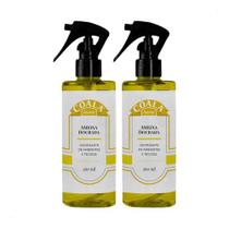 Kit 2 Odorizante De Ambientes E Tecidos Coala Home Ameixa Dourada 260ml