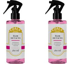 Kit 2 Odorizante de Ambientes e Tecidos Flor de Cacto 260ml