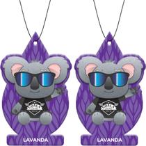 Kit 2 Odorizante Folhinha Auto Lavanda para Carro Coala 10g Kit 2 Odorizante Folhinha Auto Lavanda para Carro Coala 10g