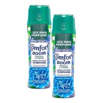 Kit 2 Odorizantes de Roupas Comfort Boom Perfume em Cristais Explosão de Frescor 275g