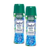Kit 2 Odorizantes de Roupas Comfort Boom Perfume em Cristais Explosão de Frescor 275g Kit 2 Odorizantes de Roupas Comfort Boom Perfume em Cristais Explosão de Frescor 275g