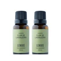 Kit 2 Óleo Concentrado Aromatizante Flor de Laranjeira Floral Cítrico Lenvie 20ml