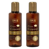 Kit 2 Óleo Corporal Baunilha Em Flor 120Ml - Pepilon Kit 2 Óleo Corporal Baunilha Em Flor 120Ml - Pepilon
